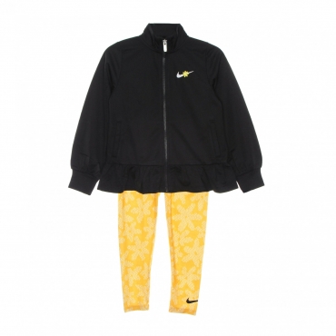 completo tuta bambina sport daisy tricot set UNIVERSITY GOLD