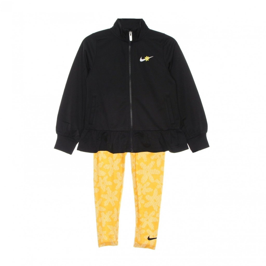 completo tuta bambina sport daisy tricot set UNIVERSITY GOLD