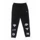 pantalone tuta felpato uomo nba multi team logo jogger BLACK