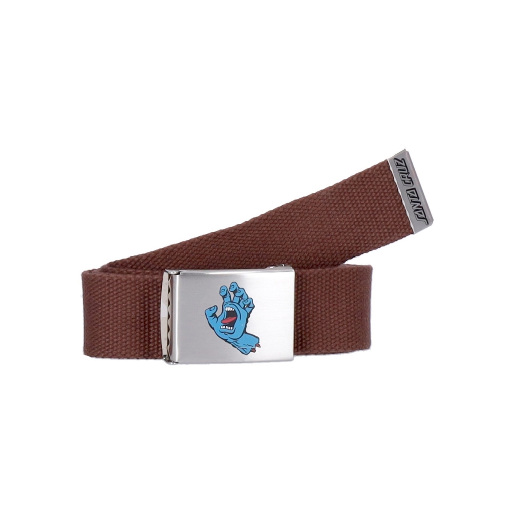cintura uomo screaming mini hand belt SEPIA