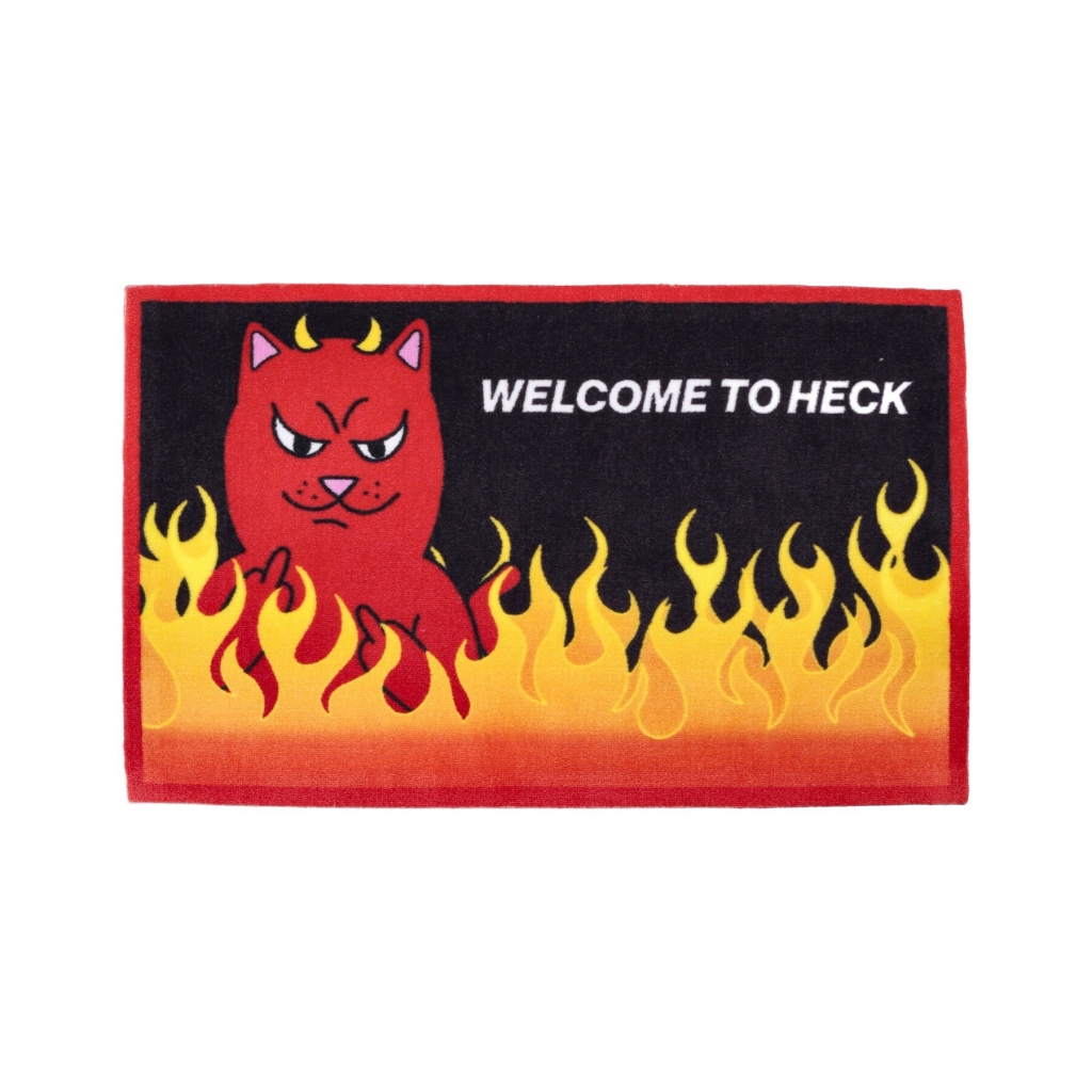 zerbino uomo welcome to heck rug BLACK