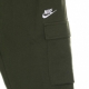 pantalone tuta felpato uomo  sportswear club cargo ROUGH GREEN/ROUGH GREEN/WHITE