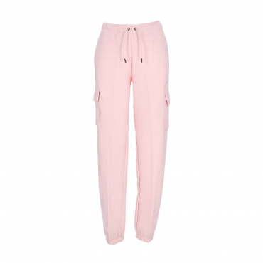 pantalone tuta felpato donna w essential fleece mr cargo pant ATMOSPHERE/WHITE