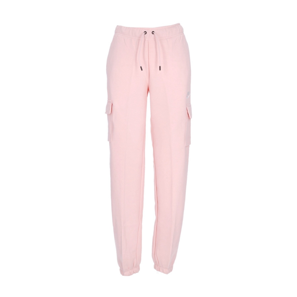 pantalone tuta felpato donna w essential fleece mr cargo pant ATMOSPHERE/WHITE