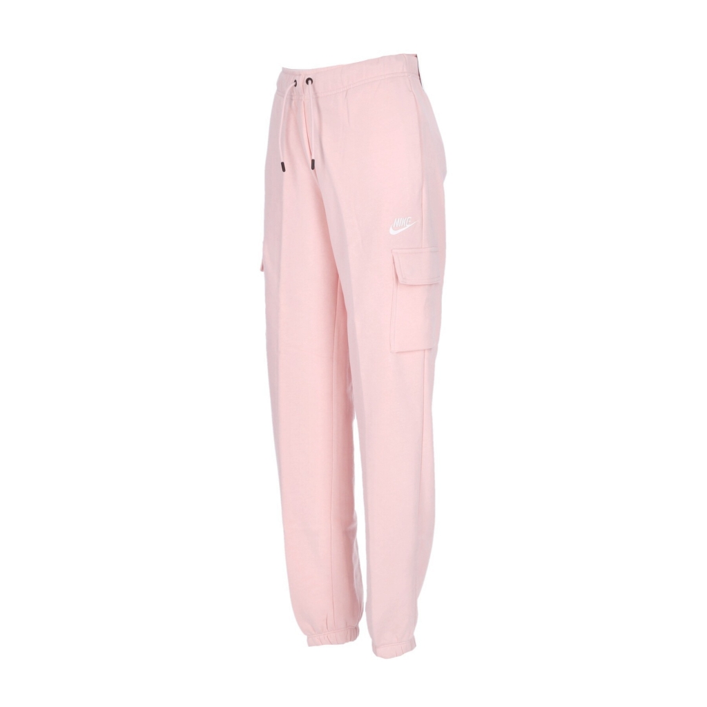 pantalone tuta felpato donna w essential fleece mr cargo pant ATMOSPHERE/WHITE