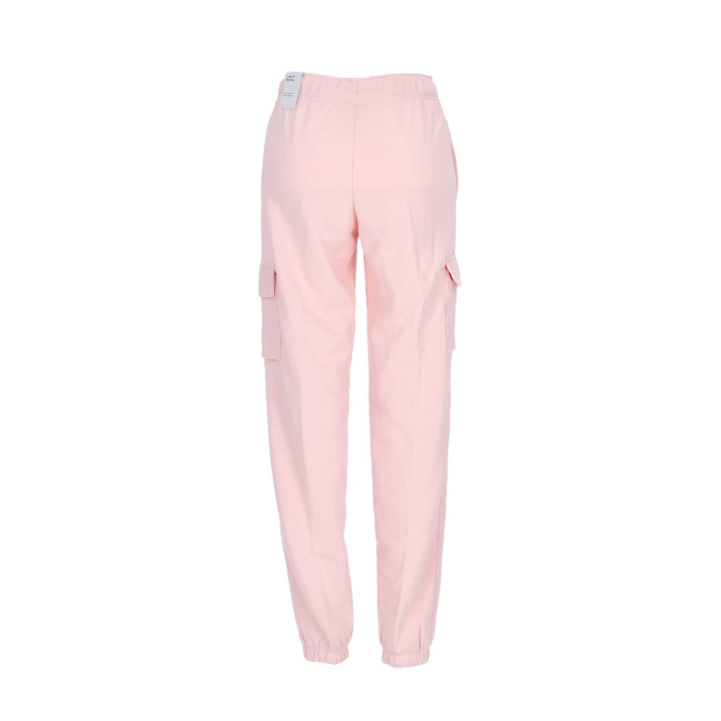 pantalone tuta felpato donna w essential fleece mr cargo pant ATMOSPHERE/WHITE