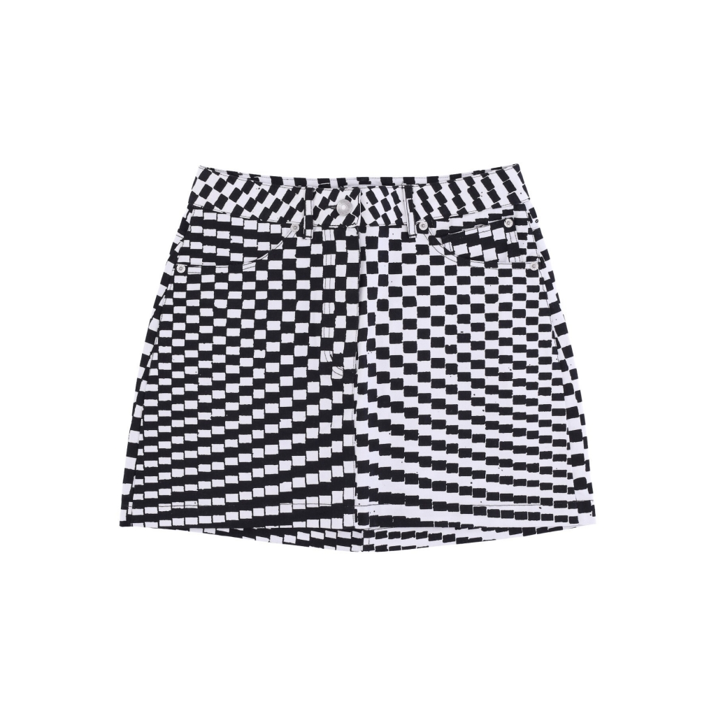 gonna donna exie mini skirt BLACK MULTI