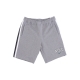 pantalone corto tuta felpata uomo sportswear retro fleece short bb DK GREY HEATHER