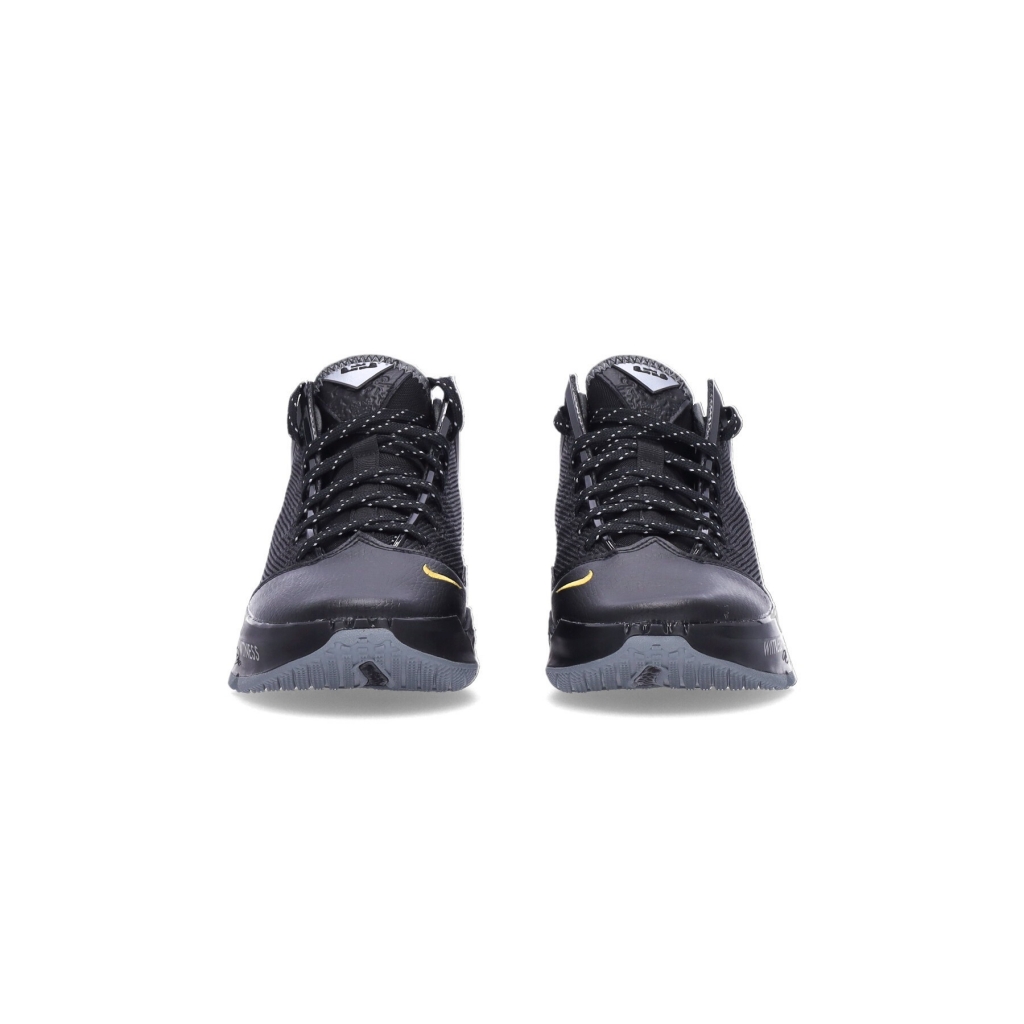 scarpa basket uomo lebron xix low BLACK/UNIVERSITY GOLD/SMOKE GREY