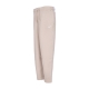 pantalone tuta felpato donna w essentials collection fleece curve pants SANDDRIFT/WHITE