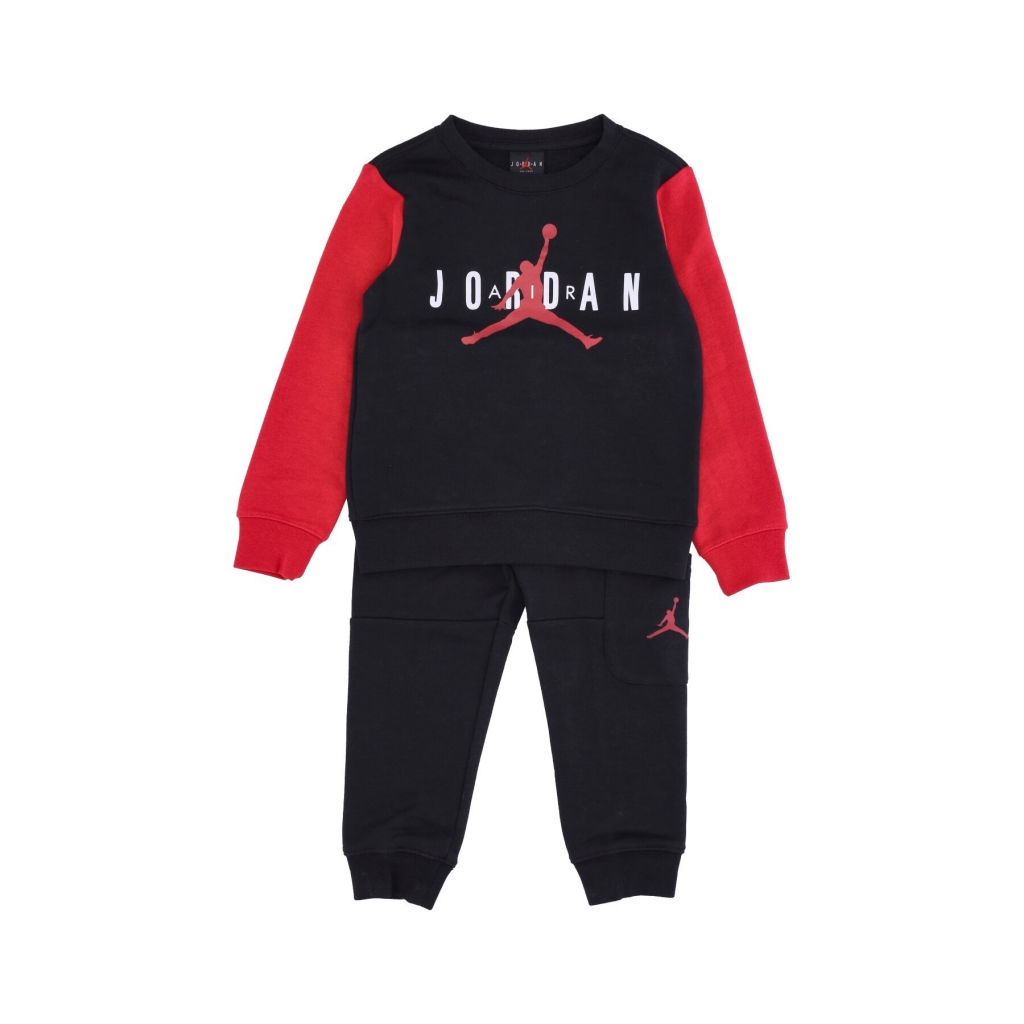completo tuta bambino blocked cargo crew set BLACK