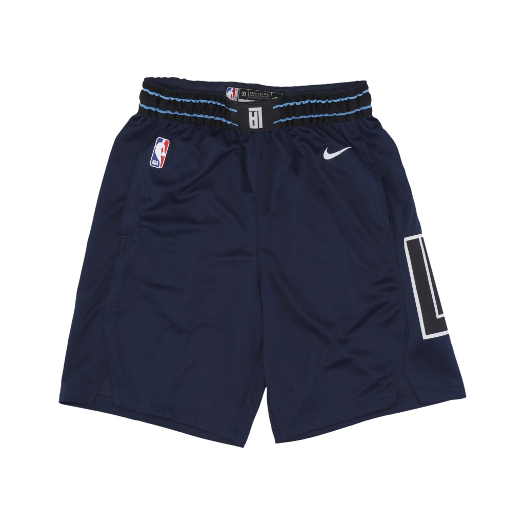 pantaloncino basket uomo nba city edition 23 dri-fit swingman short loslak COLLEGE NAVY/PURE PLATINUM
