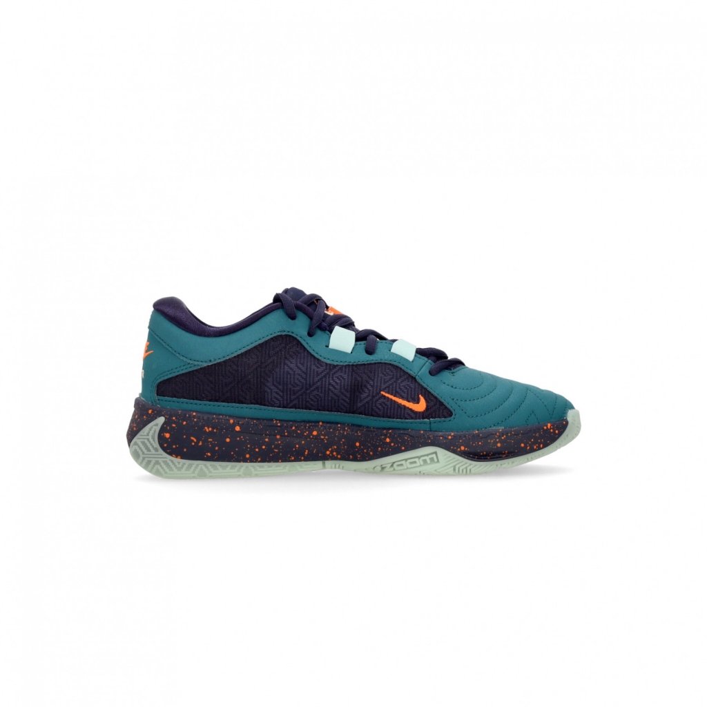 scarpa basket uomo zoom freak 5 GEODE TEAL/PURPLE INK/TOTAL ORANGE/JADE ICE