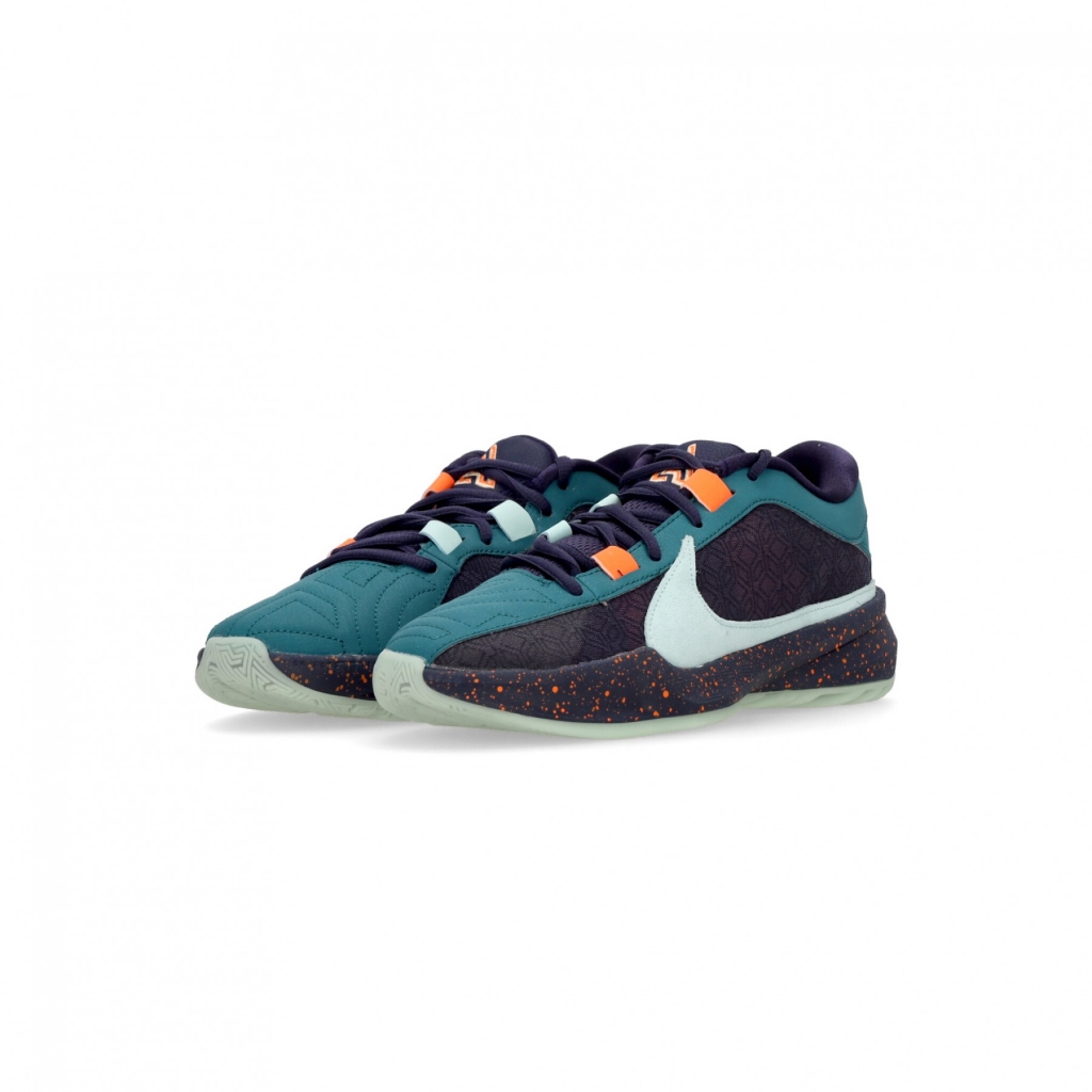 scarpa basket uomo zoom freak 5 GEODE TEAL/PURPLE INK/TOTAL ORANGE/JADE ICE