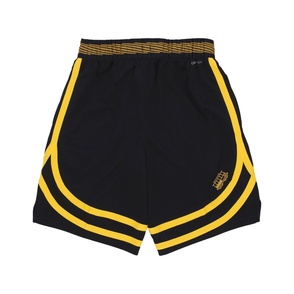 pantaloncino basket uomo nba city edition 23 dri-fit swingman short golwar BLACK/OCHRE