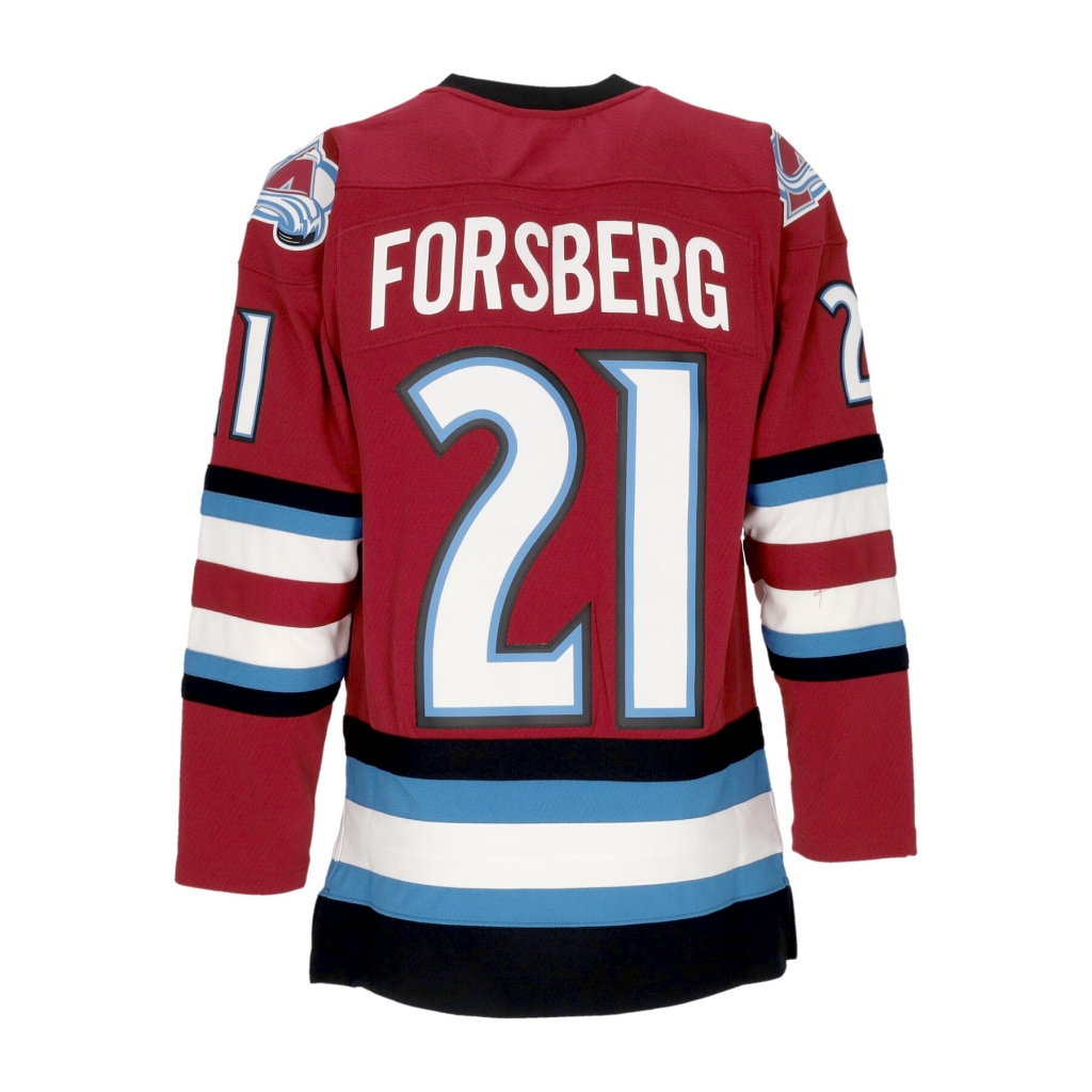 casacca hockey uomo nhl dark alternate jersey 2001 no 21 forsberg colava ORIGINAL TEAM COLORS