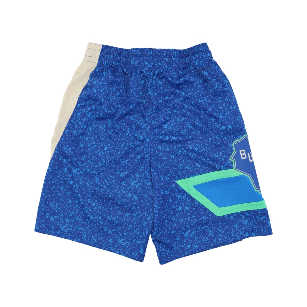 pantaloncino basket uomo nba city edition 2023/24 swingman dri-fit short milbuc PHOTO BLUE/FLAT OPAL