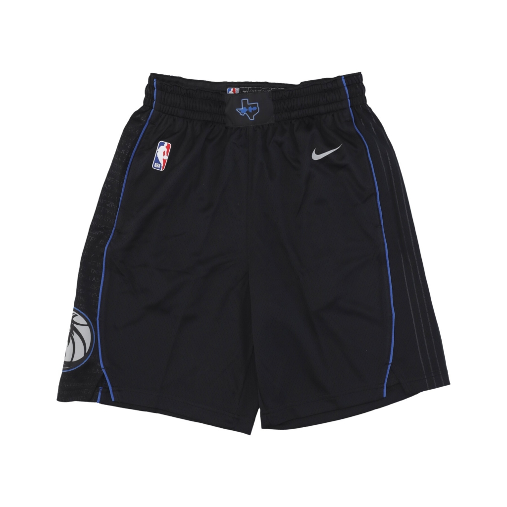 pantaloncino basket uomo nba city edition 2023 swingman dri-fit short dalmav BLACK/FLT SILVER