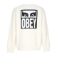 felpa leggera girocollo uomo eyes icon 2 crew premium  french terry UNBLEACHED