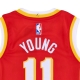 canotta basket bambino nba replica icon road jersey no 11 trae young atlhaw ORIGINAL TEAM COLORS