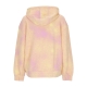 felpa leggera cappuccio zip donna all over  print zip hoodie BLISS LILAC/ALMOST YELLOW