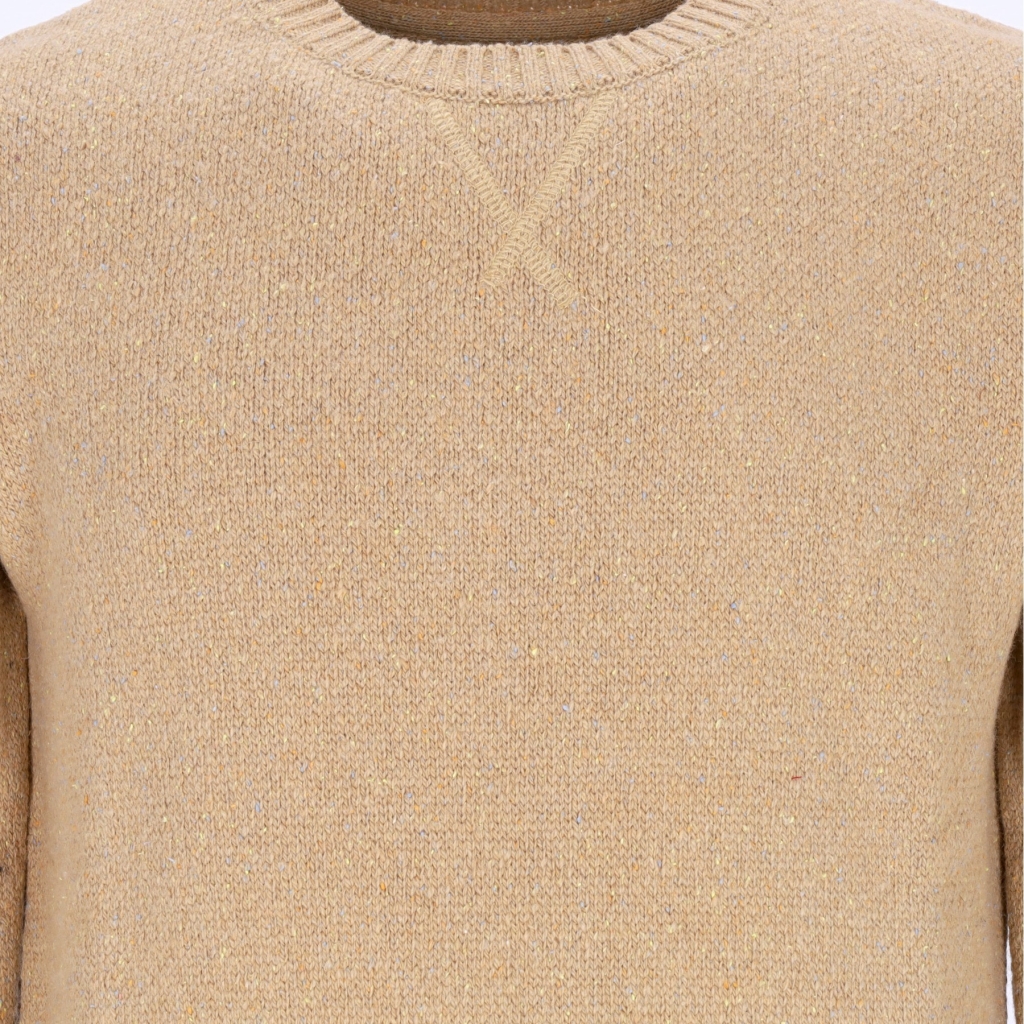 maglione uomo adelma crewneck CAMEL