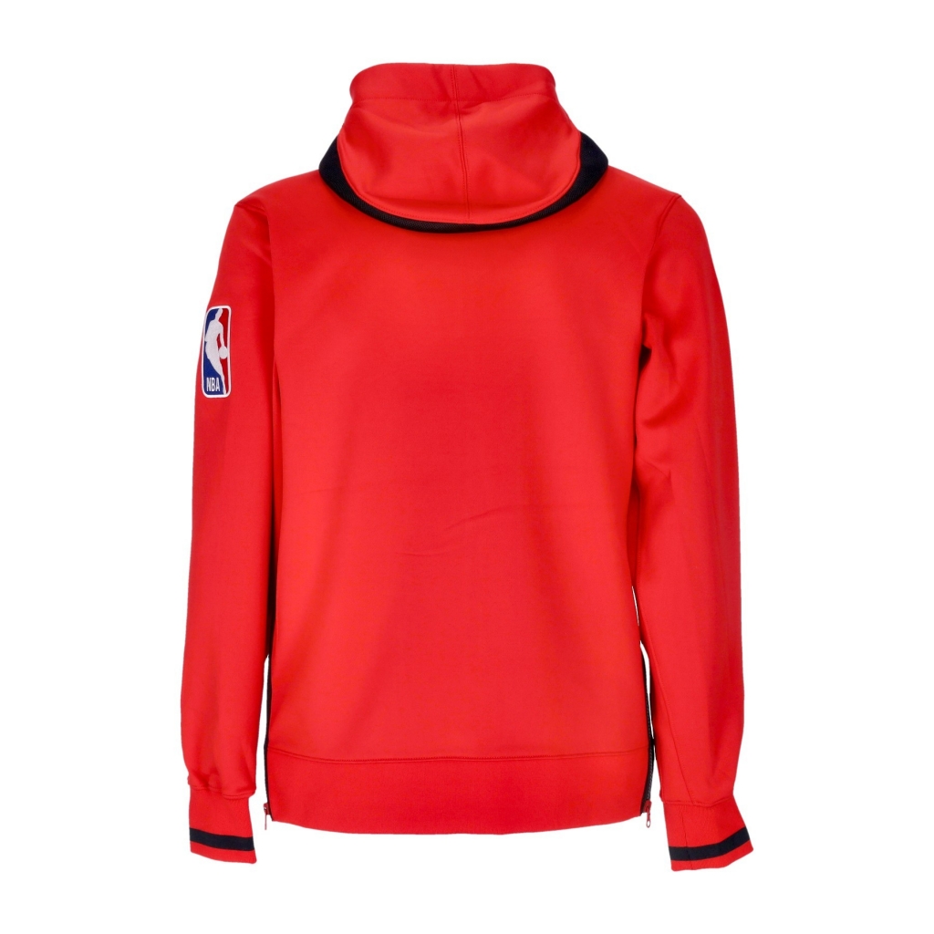 felpa leggera cappuccio zip uomo nba dri-fit showtime hoodie full-zip torrap UNIVERSITY RED/BLACK/WHITE