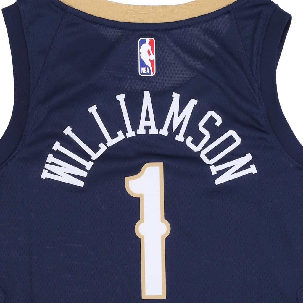 canotta basket uomo nba dri-fit swingman jersey icn 22 no 1 zion williamson neopel COLLEGE NAVY