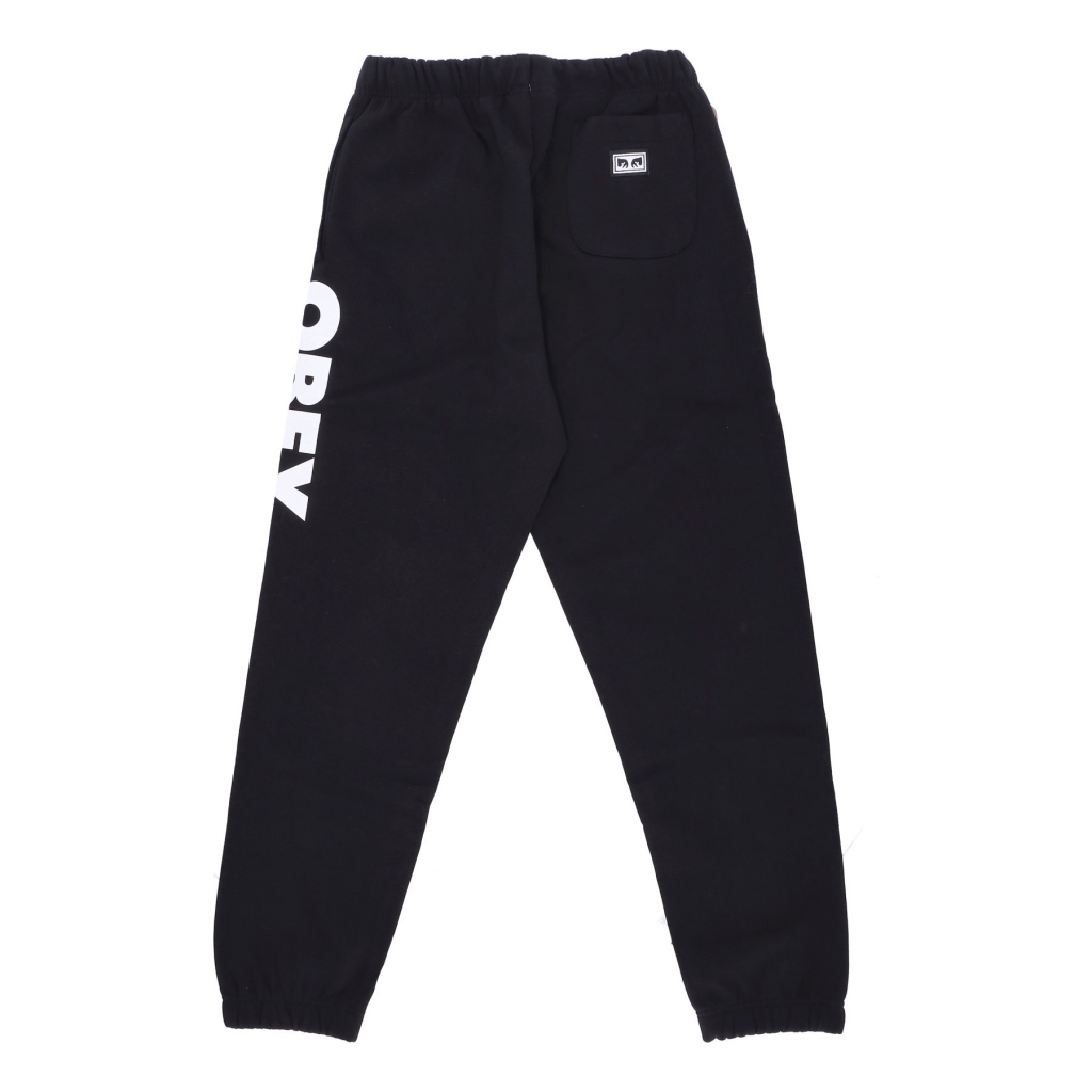 pantalone tuta felpato uomo bold sweatpants BLACK