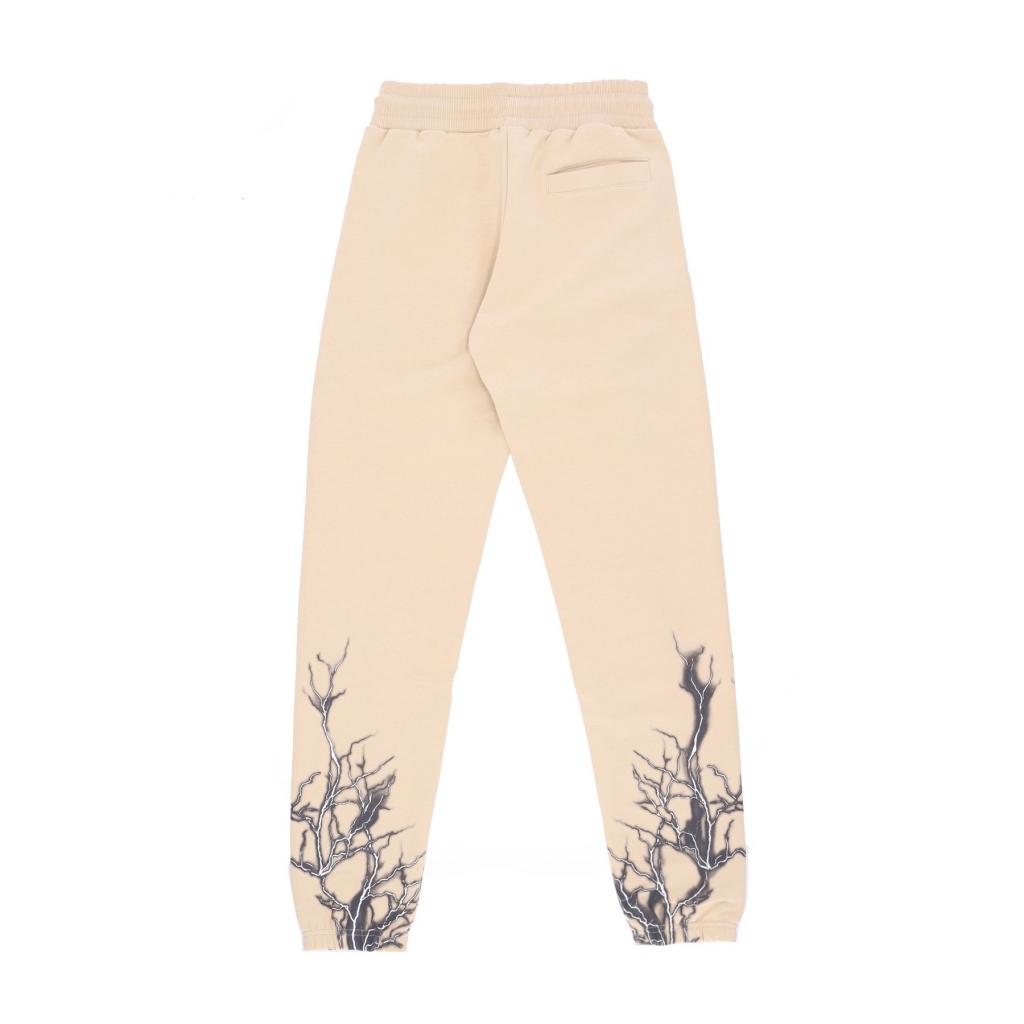 pantalone tuta leggero uomo lightning pants BEIGE/BLACK