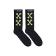 calza media uomo cross bones socks BLACK/GREEN
