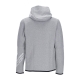 felpa leggera cappuccio zip uomo tech fleece full zip wr gx hoodie DK GREY HEATHER/WHITE