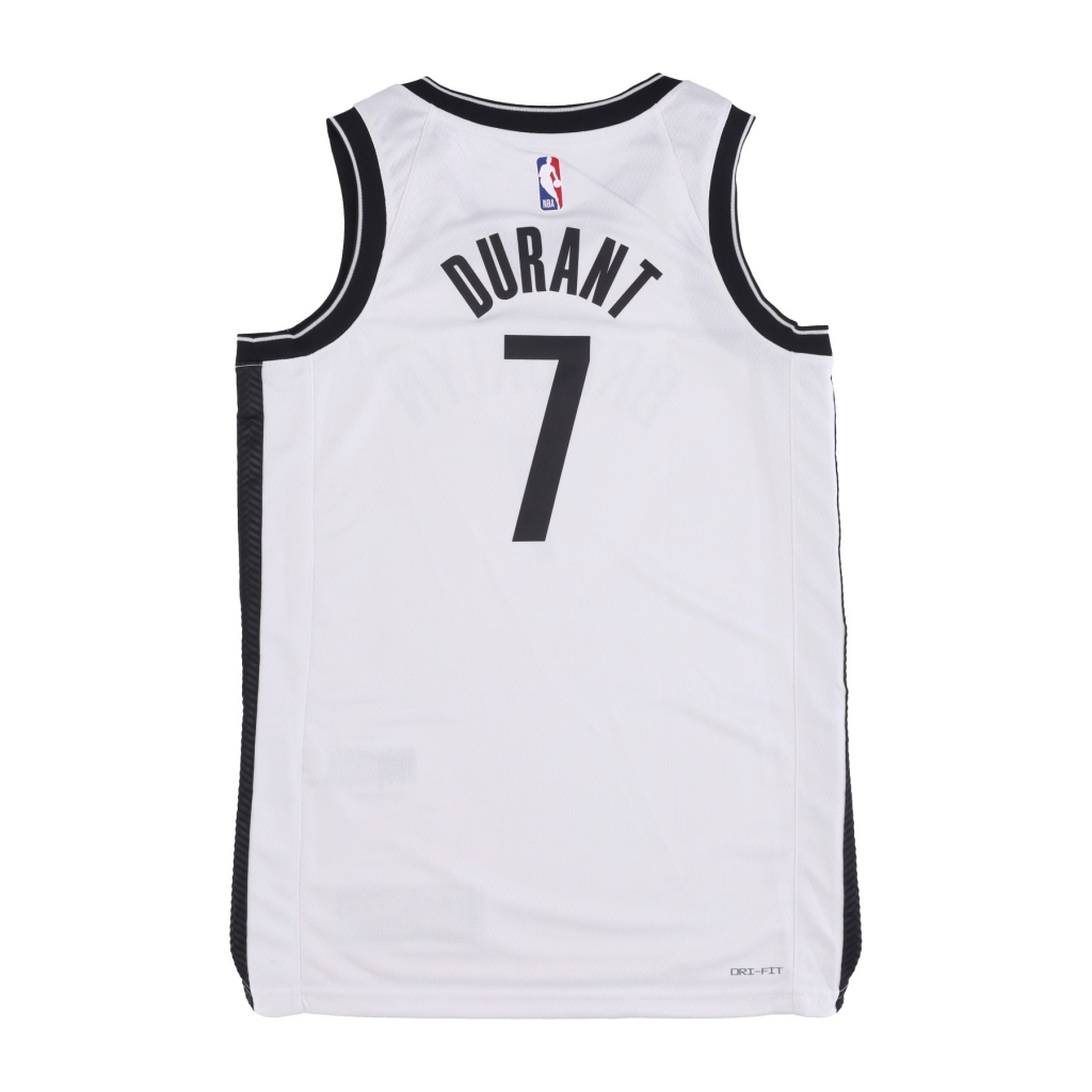 canotta basket uomo nba dri fit swingman jersey no 7 kevin durant bronet WHITE