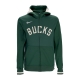 felpa leggera cappuccio zip uomo nba dri fit showtime full zip hoodie milbuc FIR/FLAT OPAL/FIR/WHITE