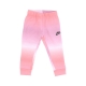 pantalone tuta felpato bambina printed club jogger ELEMENTAL PINK