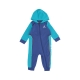 tuta intera neonato air jordan 2 hooded coverall FRENCH BLUE