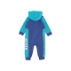 tuta intera neonato air jordan 2 hooded coverall FRENCH BLUE