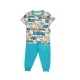 set t-shirt+pantalone bambino air comic aop tee and pant set EMERALD
