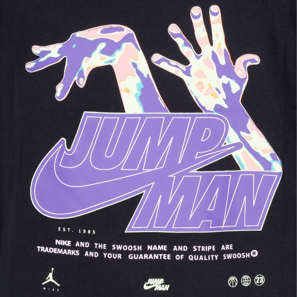 maglietta uomo jumpman hbr crew tee BLACK