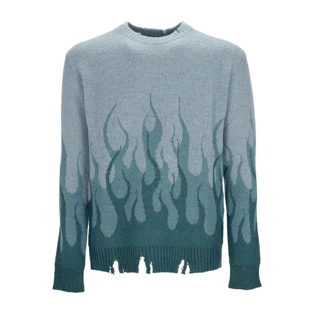 maglione uomo double flames l/s jumper BALSAM GREEN
