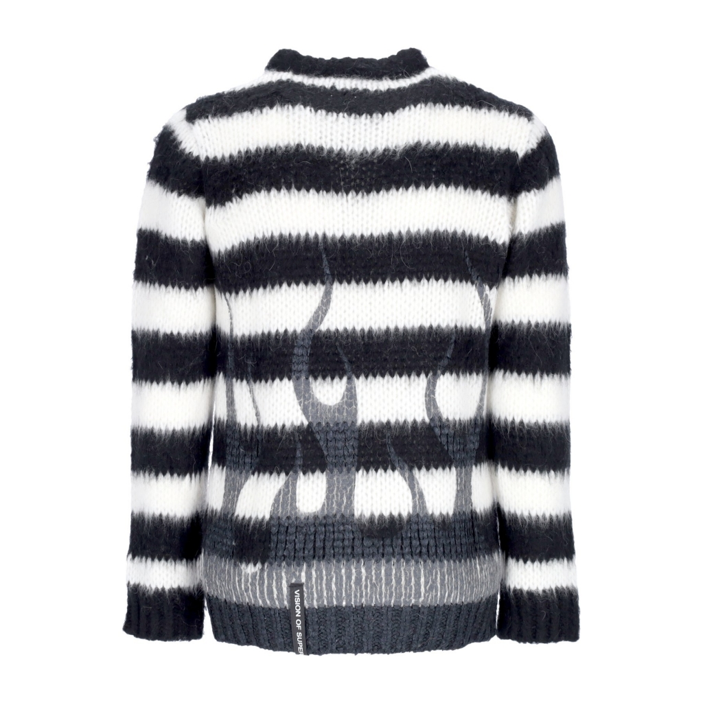 maglione uomo black flames jumper WHITE