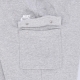 pantalone tuta felpato donna sportswear club fleece mid-rise oversized pant cargo DK GREY HEATHER/WHITE