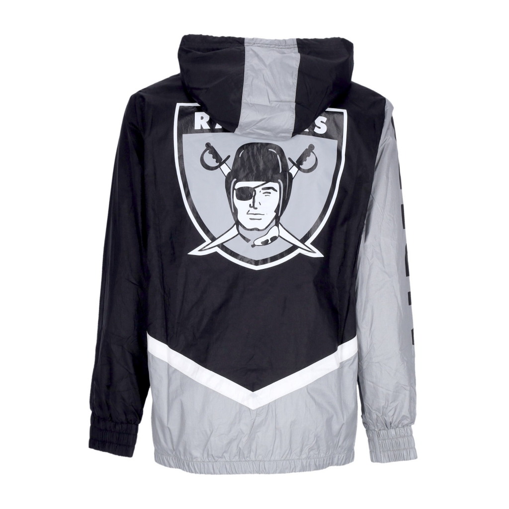 giacca a vento uomo nfl undeniable full zip windbreaker oakrai BLACK