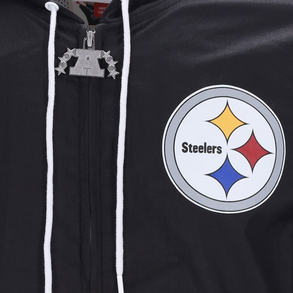giacca a vento uomo nfl undeniable full zip windbreaker pitste BLACK