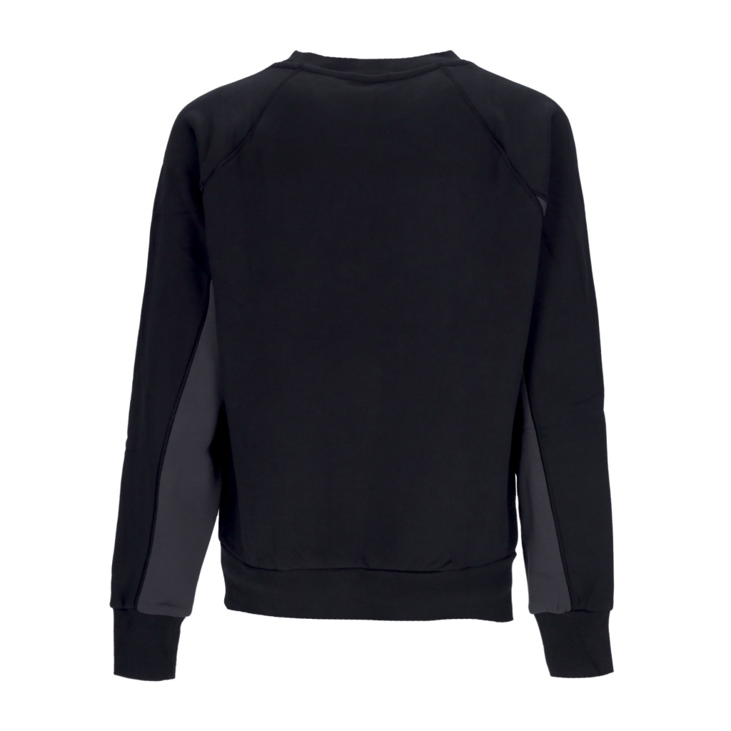 felpa leggera girocollo uomo sportswear air french terry crew BLACK/DK SMOKE GREY/GHOST GREEN