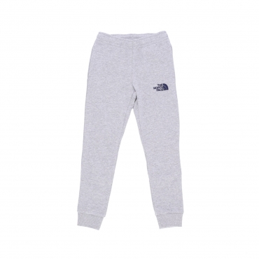 pantalone tuta felpato ragazzo slim fit joggers LIGHT GREY HEATHER