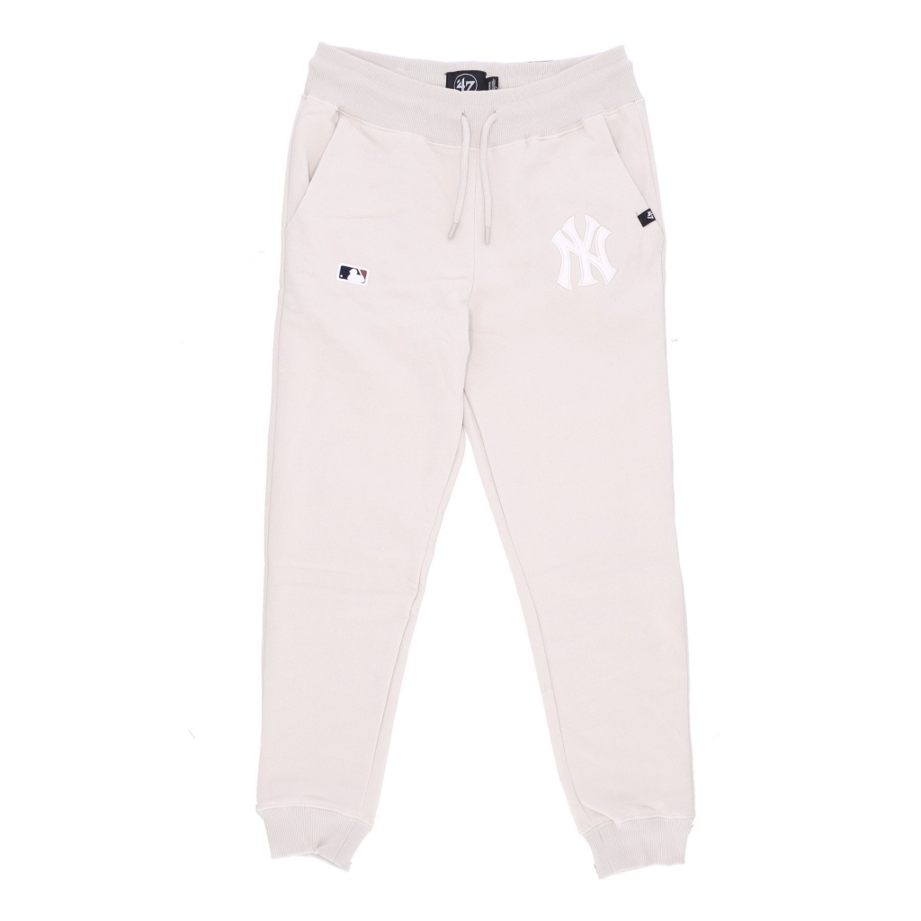 pantalone tuta felpato uomo mlb burnside track pant neyyan BONE