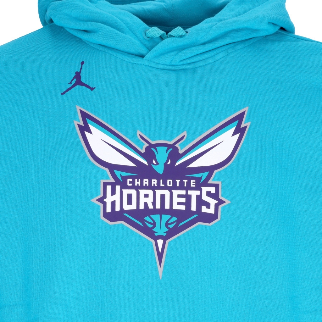 felpa cappuccio uomo nba essential fleece hoodie chahor RAPID TEAL