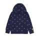 felpa leggera cappuccio bambino club gfx po hoodie MIDNIGHT NAVY