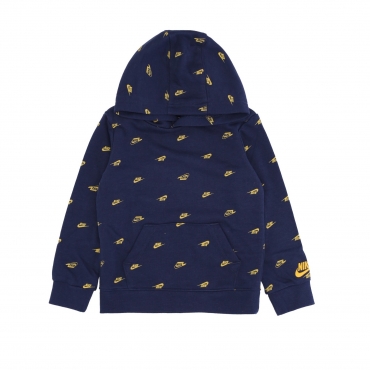 felpa leggera cappuccio bambino club gfx po hoodie MIDNIGHT NAVY